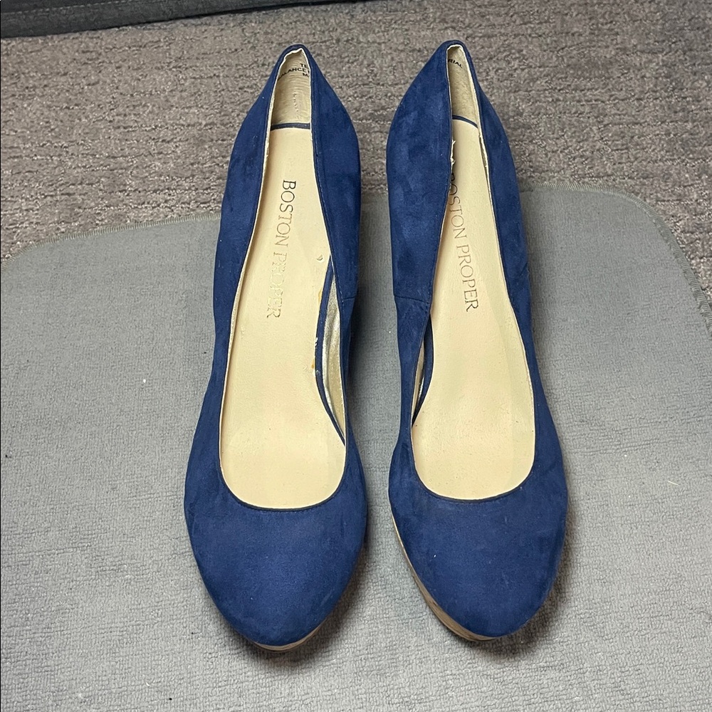 Boston Proper wedge heels